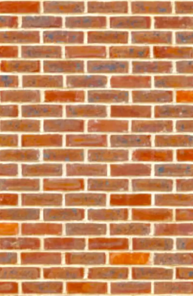Brick wall after repointing