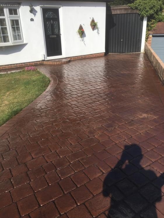Finished project by BGH Driveway & Patio Services