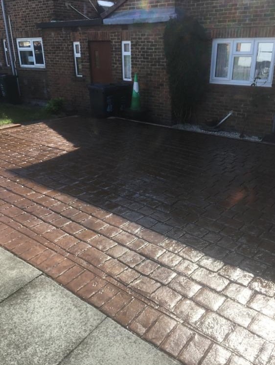 Finished project by BGH Driveway & Patio Services