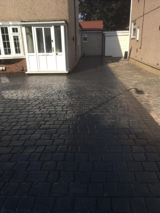 Finished project by BGH Driveway & Patio Services